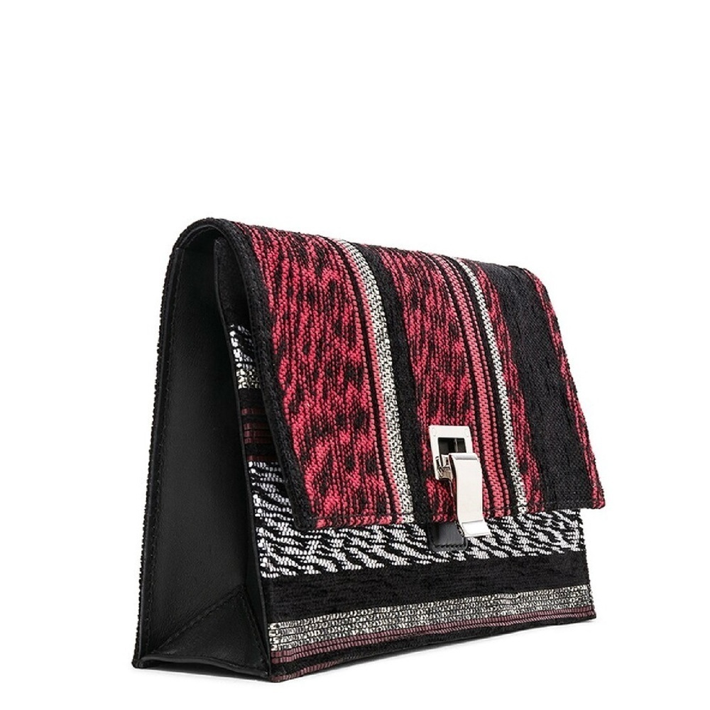 PROENZA SCHOULER Small Mixed Woven Black/Red Multicolor Lunch Bag NWOT​​​​ - Picture 14 of 14